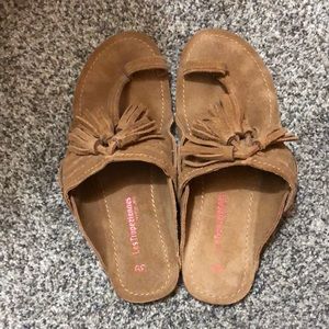 Les Tropeziennes suede sandals